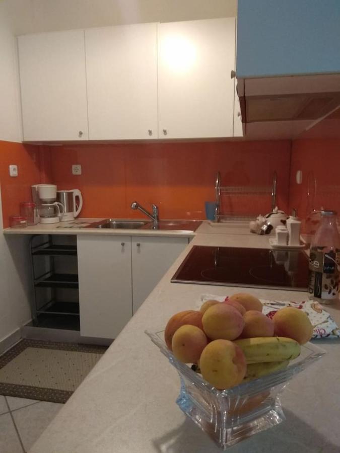 Apartmán Flat With Garden Near Sea, Port And Airport Artemida  Exteriér fotografie